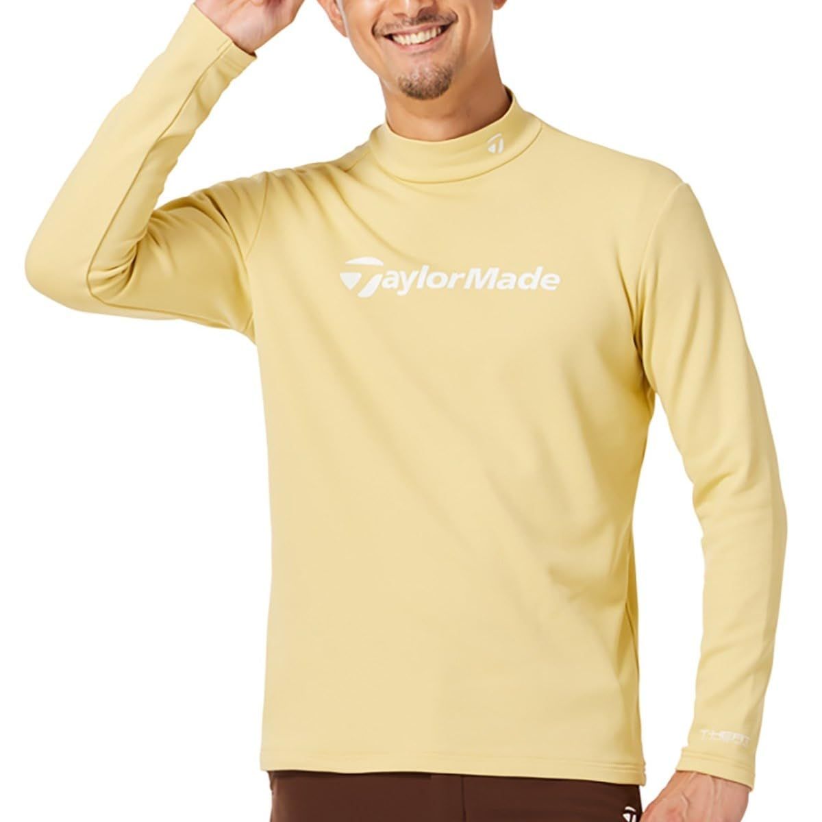 テーラーメイド TAYLOR MADE T-HEAT ブラッシュド L S モック クリーム L メンズ 24FW UN366 クリーム L