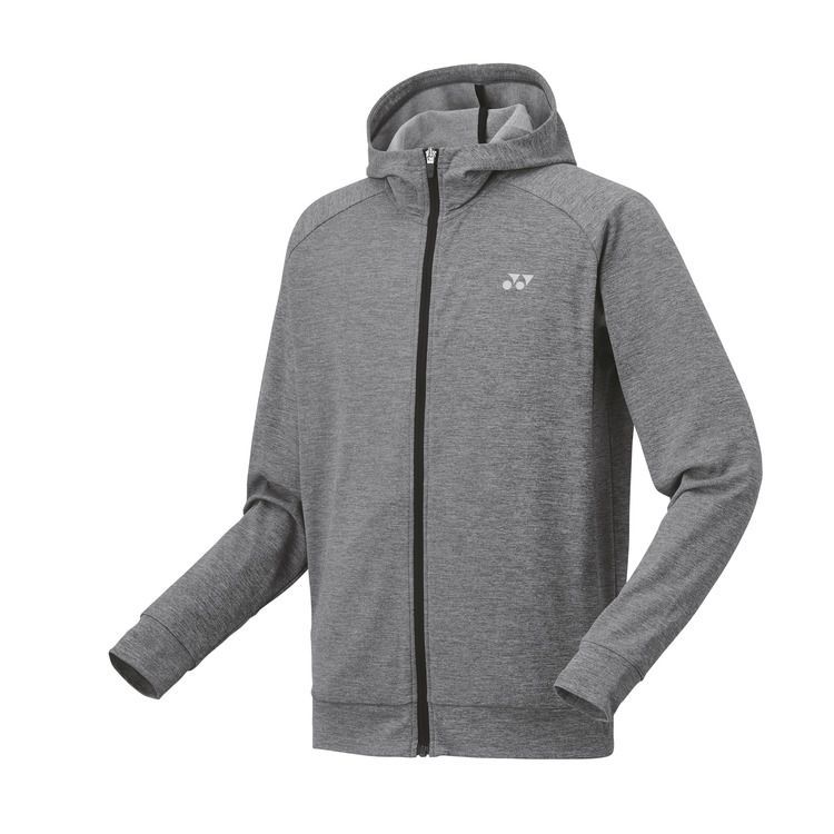 ヨネックス ユニスウェットパーカー グレー 51052