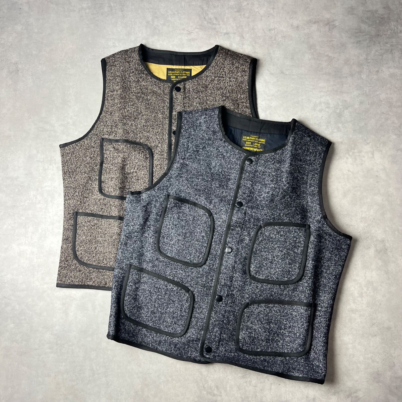 🟥新品未使用🟥 ウール ベスト ジレ ブラウンズビーチ BROWNS BEACH