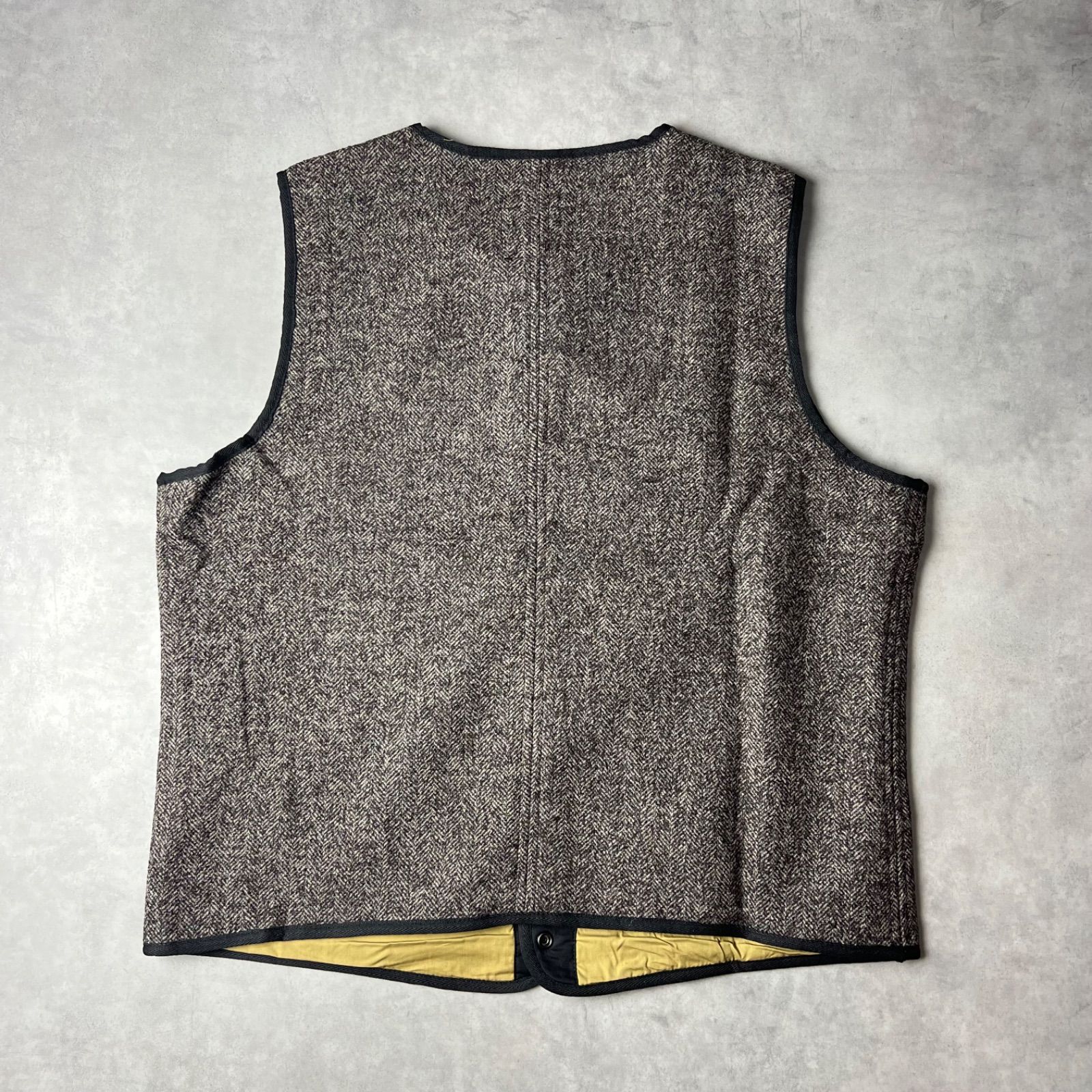✅新品未使用　ベスト　ジレ　ウール　復刻モデル　ブラウン　アメカジ　ワーク　XL 🟥新品未使用🟥 ウール ベスト ジレ ブラウンズビーチ BROWNS BEACH
