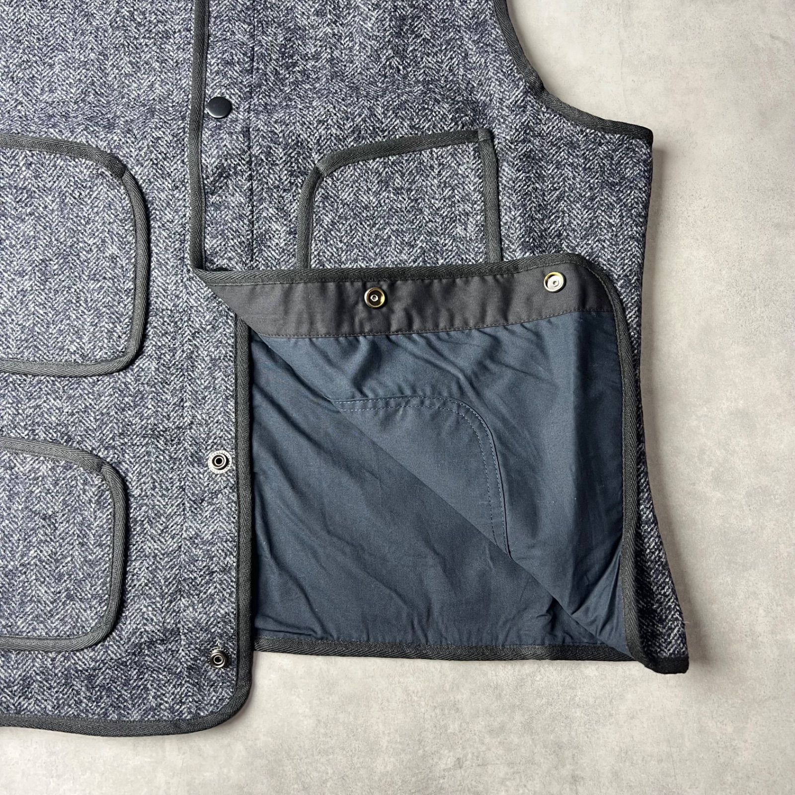 ✅新品未使用　ベスト　ジレ　ウール　復刻モデル　ブラウン　アメカジ　ワーク　XL 🟥新品未使用🟥 ウール ベスト ジレ ブラウンズビーチ BROWNS BEACH