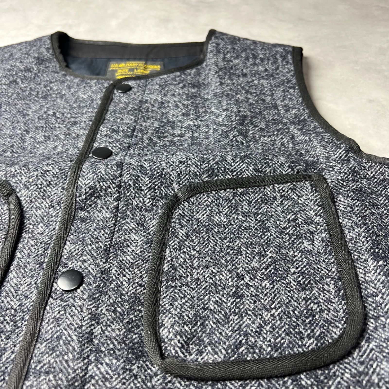 ✅新品未使用　ベスト　ジレ　ウール　復刻モデル　ブラウン　アメカジ　ワーク　XL 🟥新品未使用🟥 ウール ベスト ジレ ブラウンズビーチ BROWNS BEACH