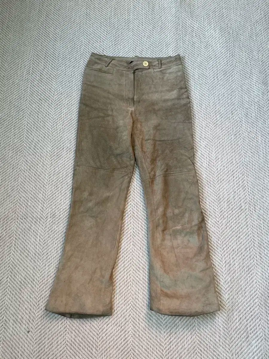ヴィンテージ ピッグスキン スウェード パンツ J03257