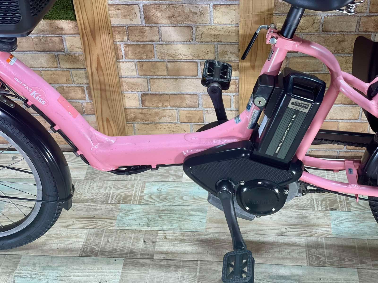 三重県配送【247】子乗せ電動YAMAHA PAS Kiss ピンク YAMAHA ヤマハ 電動自転車 PAS Kiss 2025年モデル 20インチ PA20KS