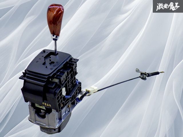 実動車外し ダイハツ ABA L 880 K コペン 後期 AT シフトノブ シフトレバー ASSY ウッド 棚21 A