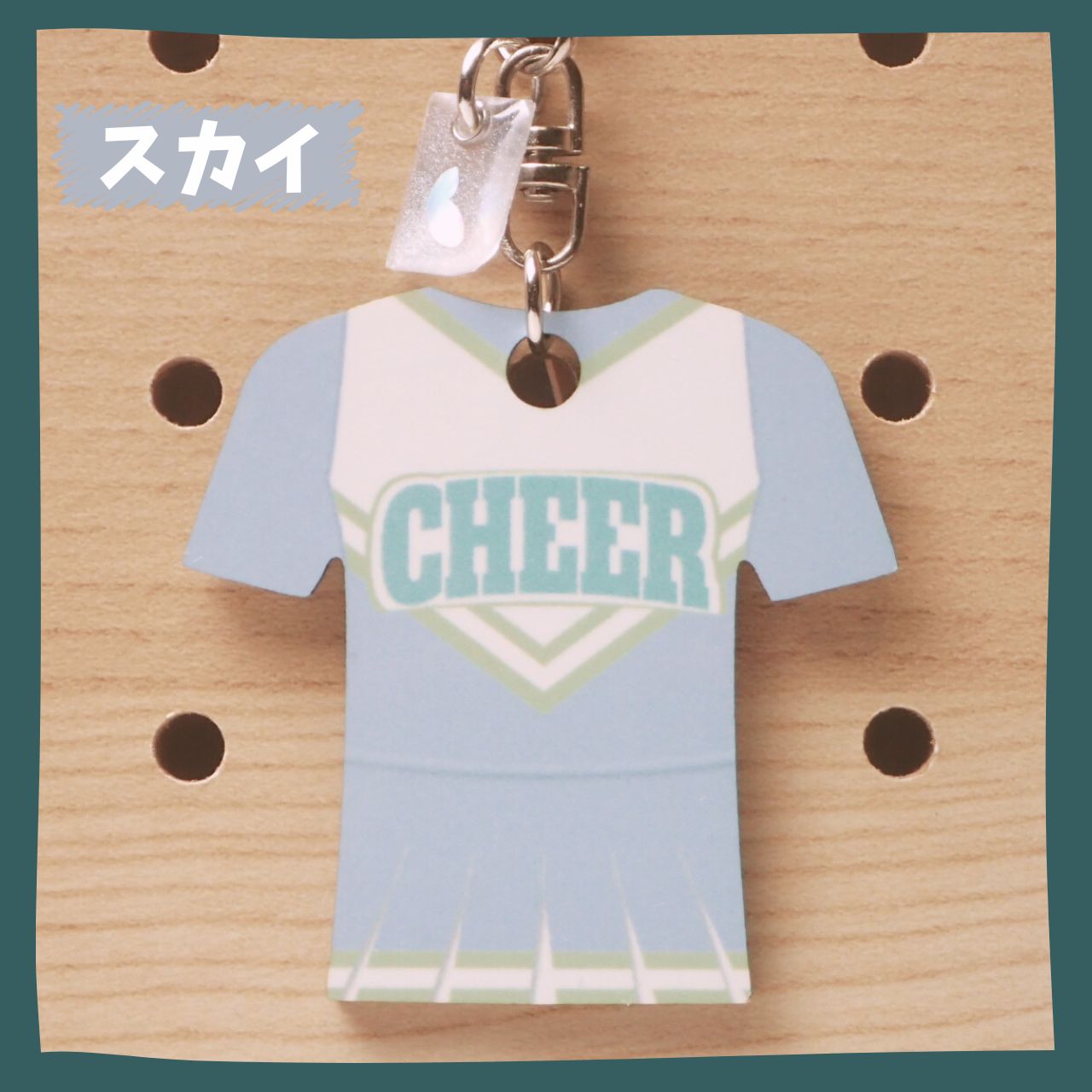 チア＊ユニフォーム＊キーホルダー＊かわいい＊プレゼント＊卒団＊卒業