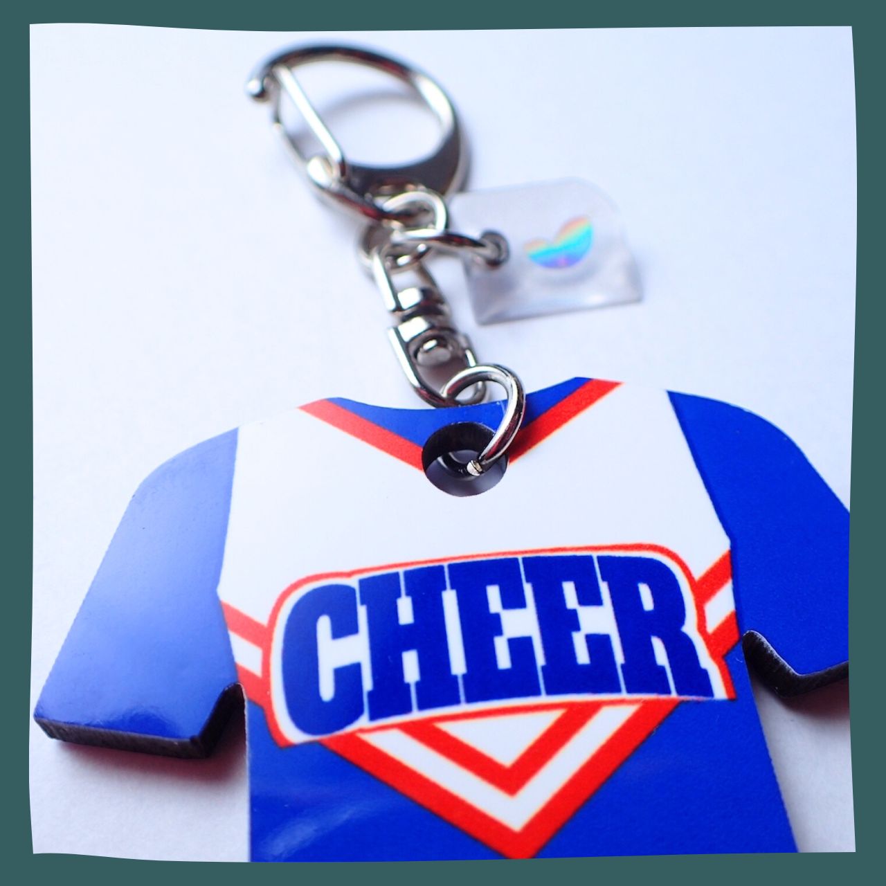 チア＊ユニフォーム＊キーホルダー＊かわいい＊プレゼント＊卒団＊卒業