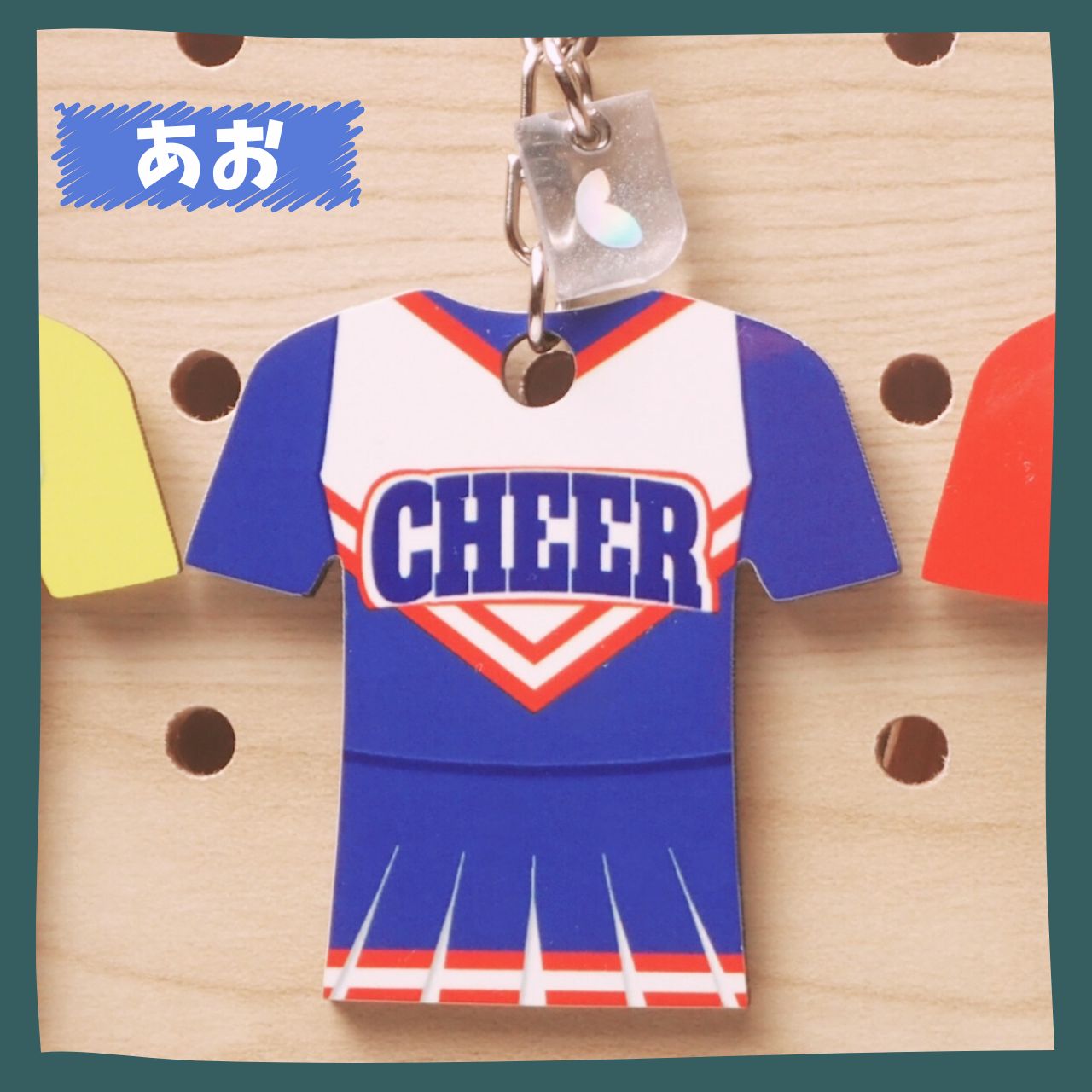 チア＊ユニフォーム＊キーホルダー＊かわいい＊プレゼント＊卒団＊卒業