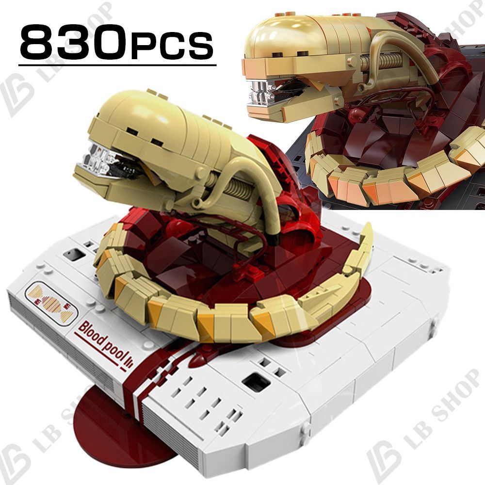 エイリアン ブロック830pcs 血の池 模型 積み木 組み木 子供 男の子 女の子 Alien モデル パッチワーク おもちゃ クリスマスプレゼント 新年 正月