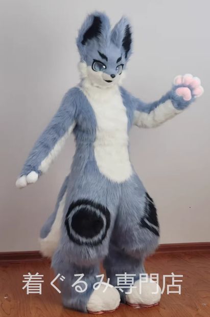 着ぐるみ ヘッド 狼 全頭ヘッド ケモノ ファースーツ マスク ぬいぐるみ コスプレ コスチューム kigurumi