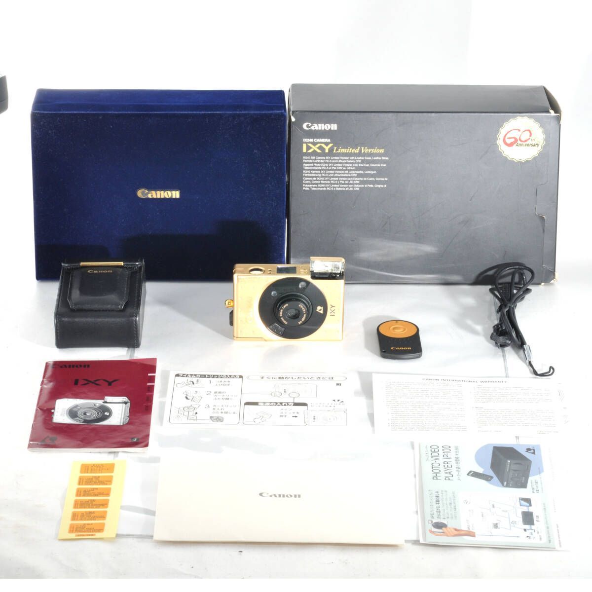 キヤノン】Canon IXY 240 Limited Version Gold 60周年記念モデル