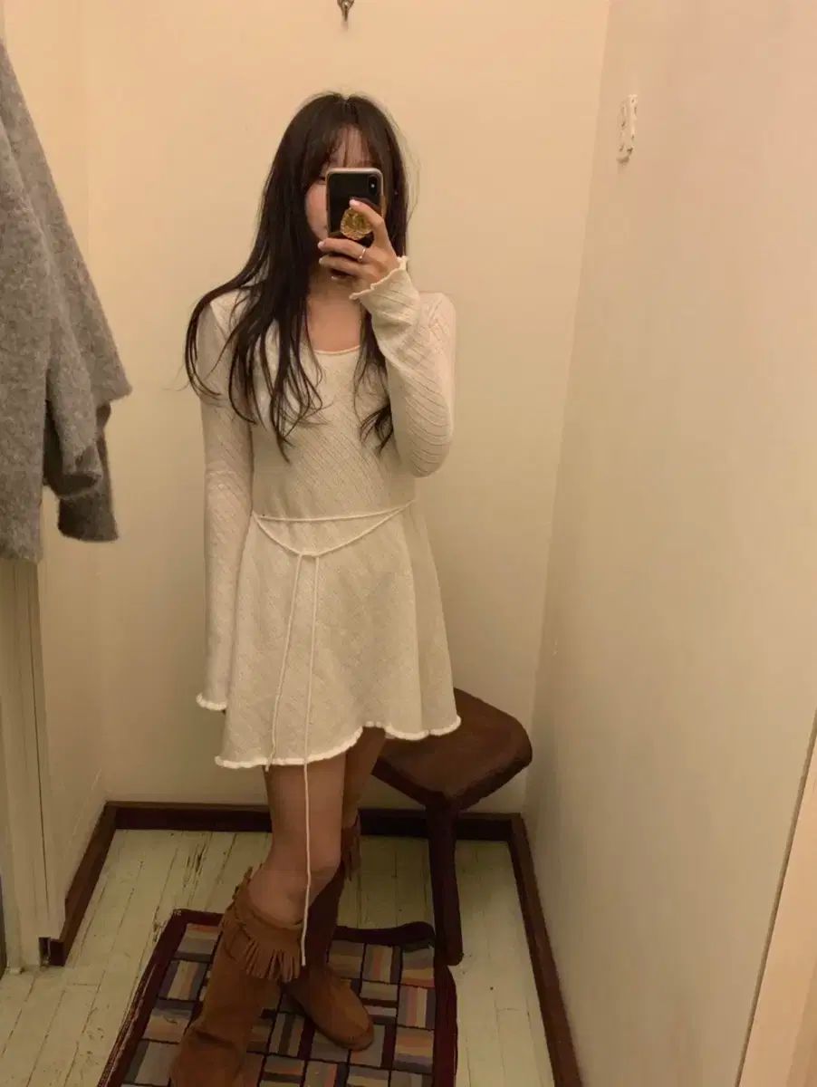 超激安セール 開催中です！ ザ ウィッシュ リー LEE リズ Lily エンブロイダリー ニット ONE PIECE