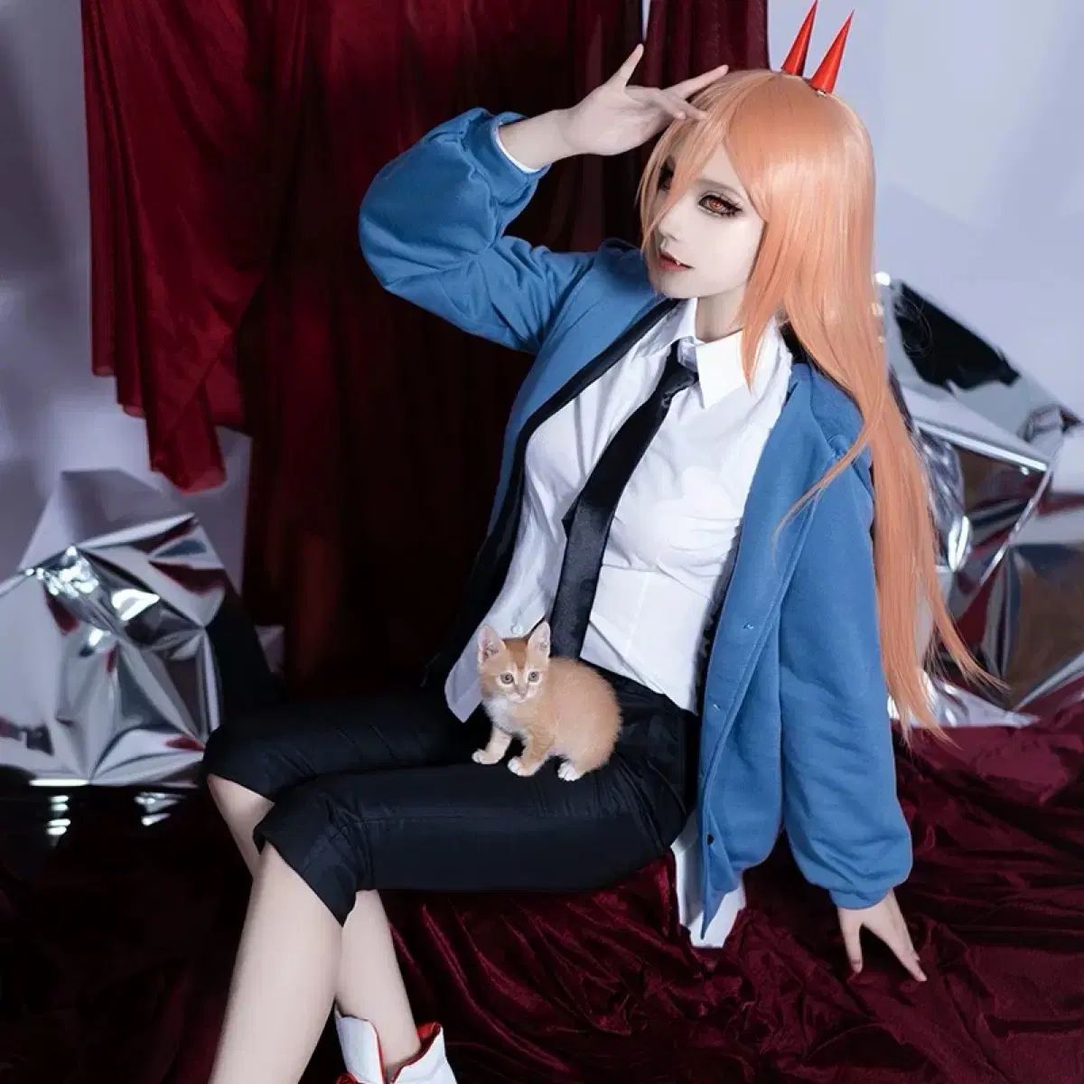 불구조샵 チェンソーマン 3 パワー コスプレ