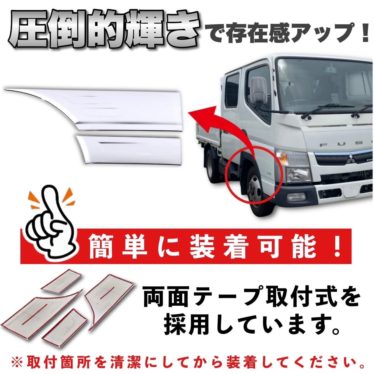 Kanoan フェンダーカバー キャンター ジェネレーションキャンター