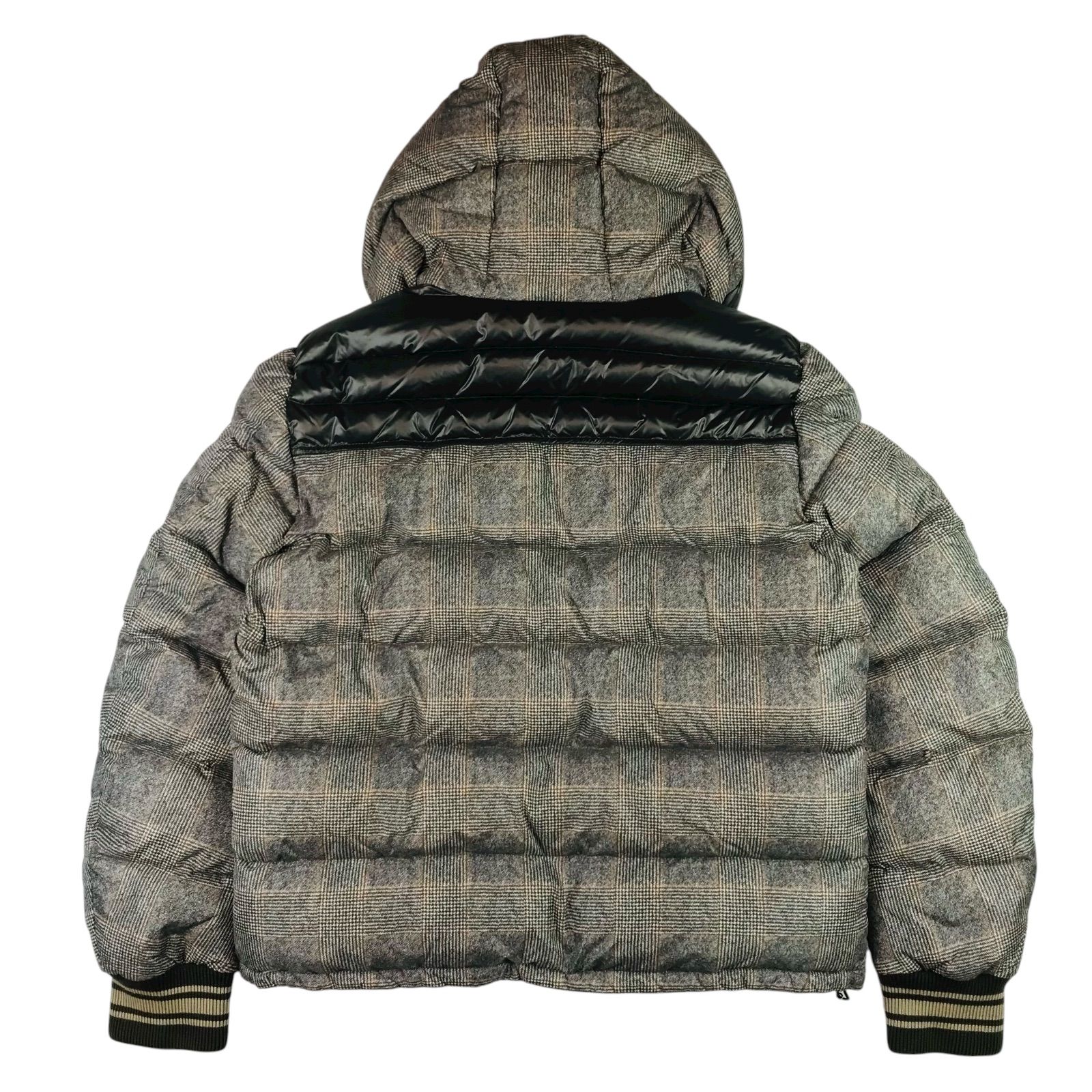 千鳥格子 MONCLER EUSEBE モンクレール ウゼーブ ダウンジャケット 美