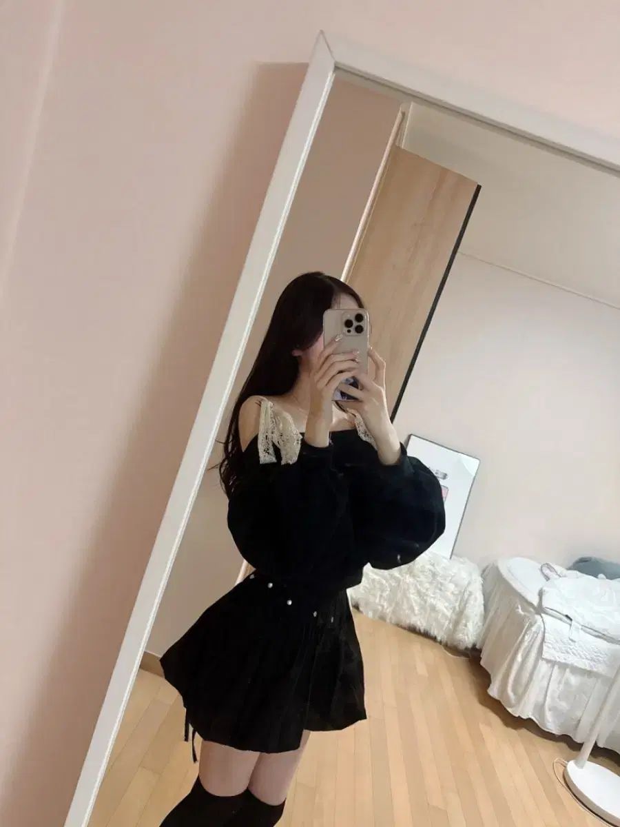 オープンショルダー 起毛 スウェット ロゼドU ロッサムJ OHシャラチェル ミッドナイトショールーム