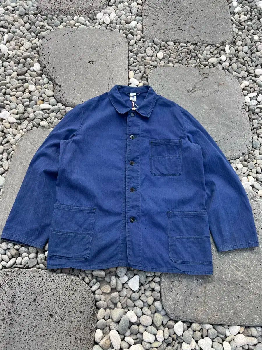 OLD VINTAGE BUCKING HBT ヘリンボーンツイルコットン フレンチワークジャケット