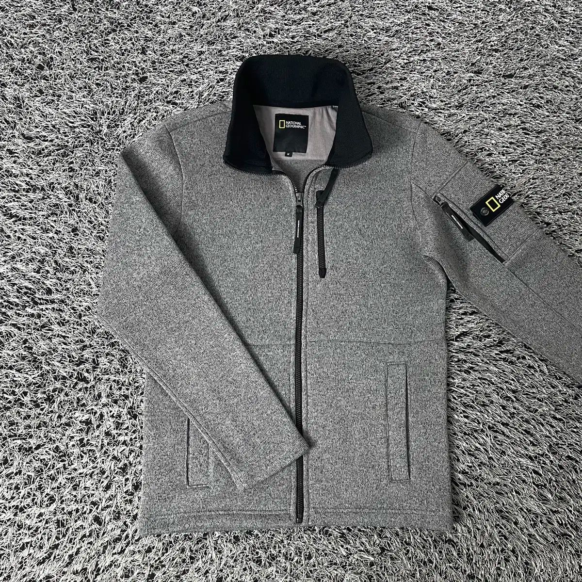 NATIONAL GEOGRAPHIC ナショナルジオグラフィック フリース ニット ジャケット