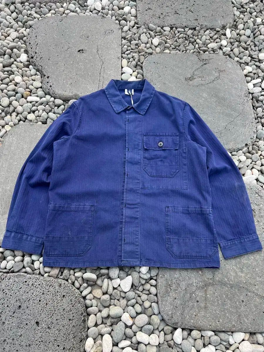 OLD VINTAGE HBTフレンチヘリンボーンツイルフレンチワークジャケット