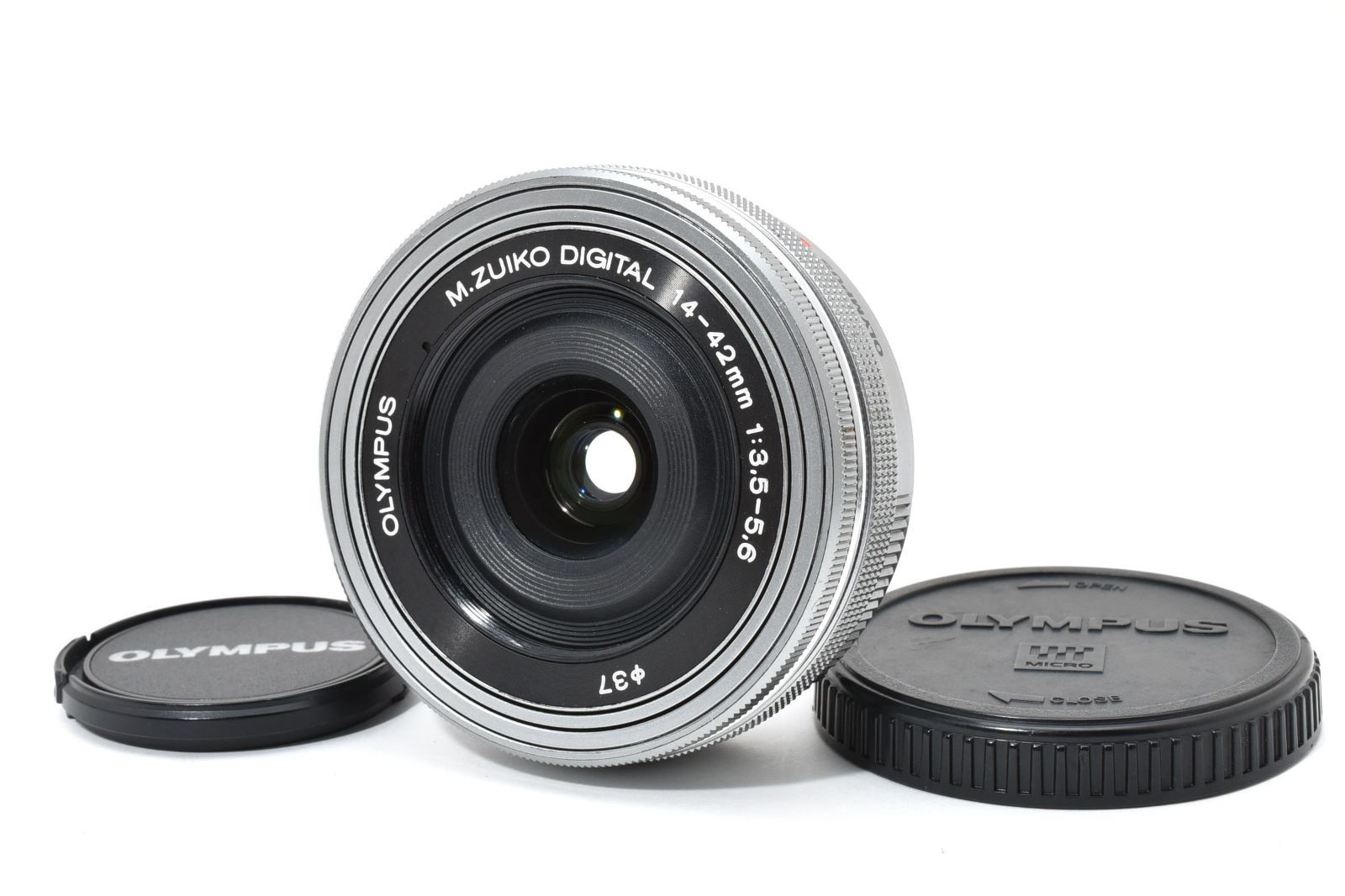 上品 オリンパス OLYMPUS M.ZUIKO DIGITAL ED 14-42mm F3.5-5.6 EZ シルバー LL33 5962