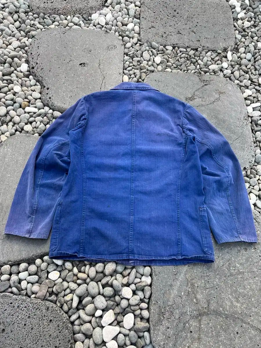 HARD FADED OLD VINTAGE HBT ヘリンボーンツイル フレンチワークジャケット