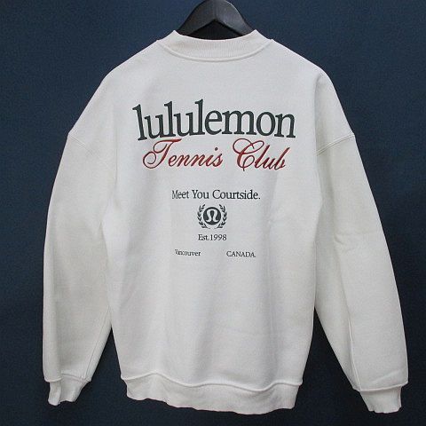 ルルレモン lululemon テニスクラブ 長袖 スウェット トレーナー XS 