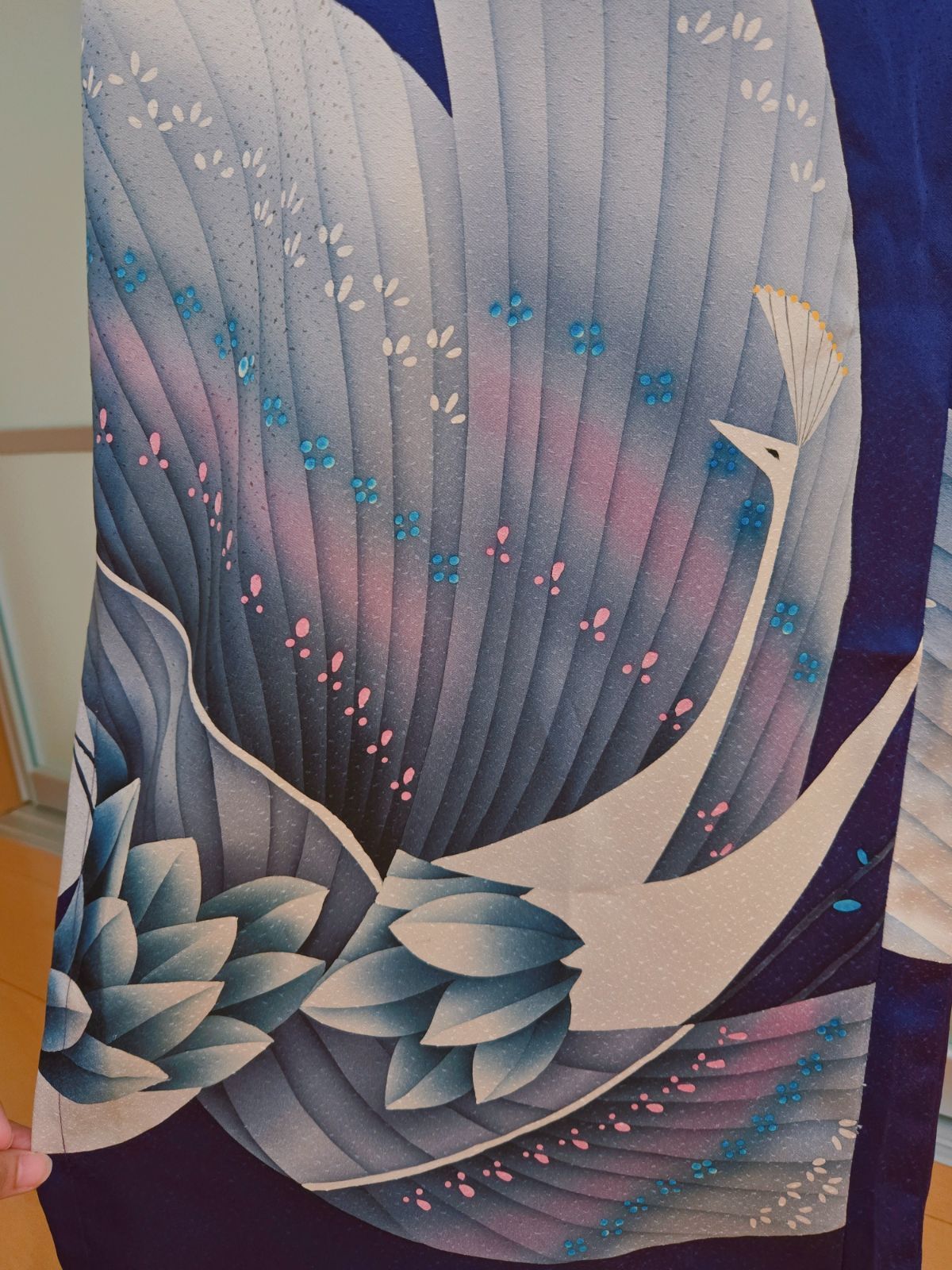 エレガントワンピース 首周りスッキリ