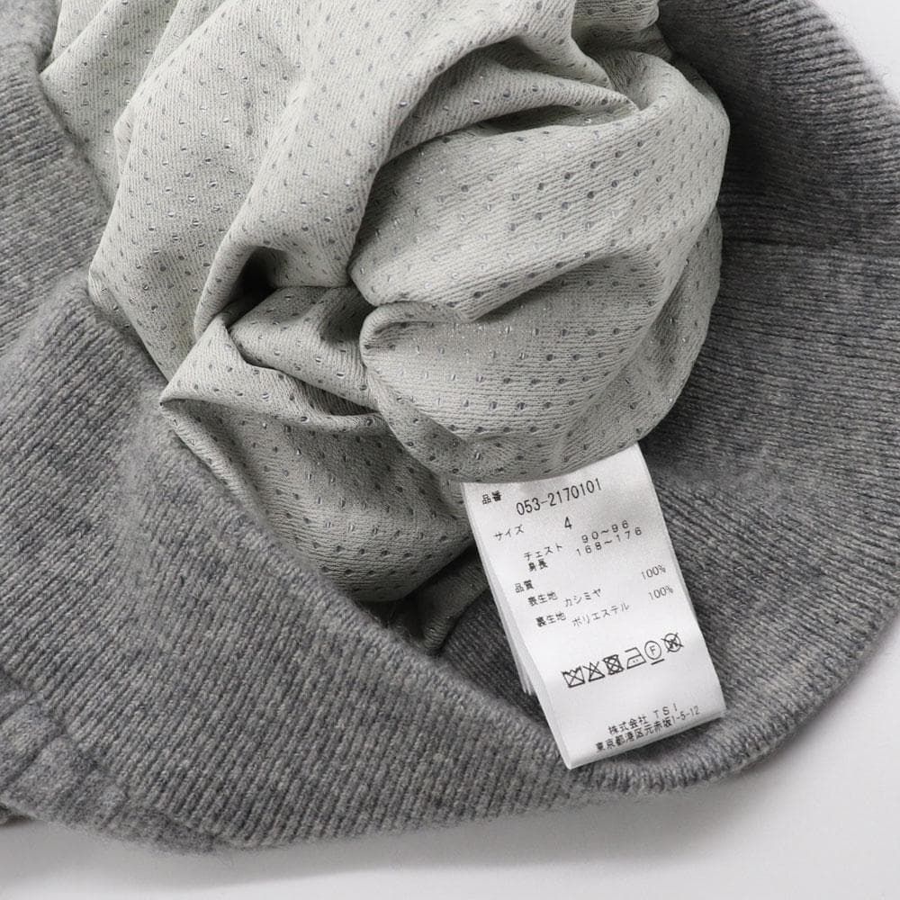 PEARLYGATES　パーリーゲイツ　メッシュ裏地　カシミヤ100％　セーター PEARLYGATES パーリーゲイツ メッシュ裏地 カシミヤ100％ セーター