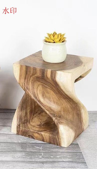 極美品☆スツール 花台 木製 おしゃれ 椅子 玄関 ベッドサイド ソファ