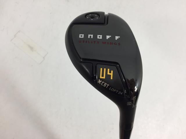 返品OK ゴルフクラブ ダイワ グローブライド ONOFF ユーティリティ ウィングス 黒 KURO 2025 CBT 624I U4