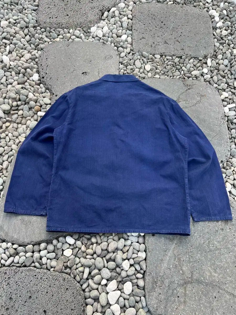 BLUE WASHING OLD HBT ヘリンボーンツイルコットン フレンチワークジャケット