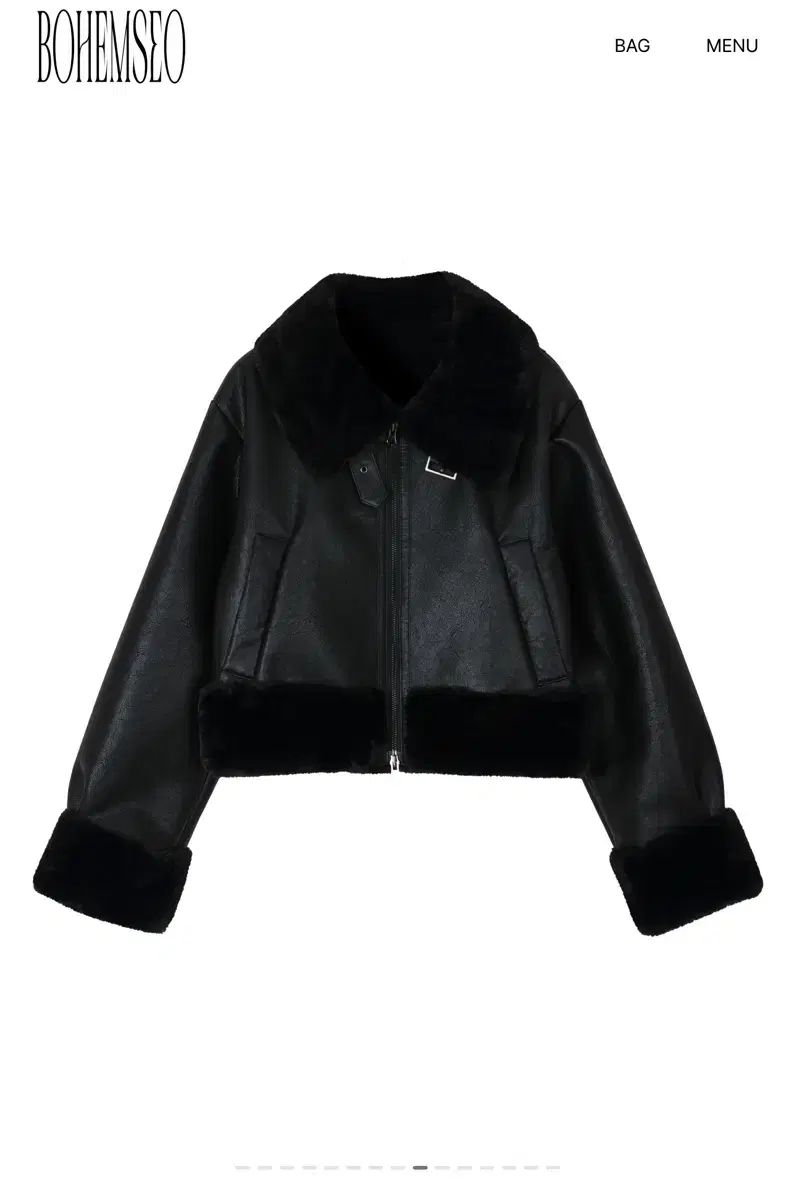 BOHEMSEO ボヘミアンソウル 24FW ムートン ブラック