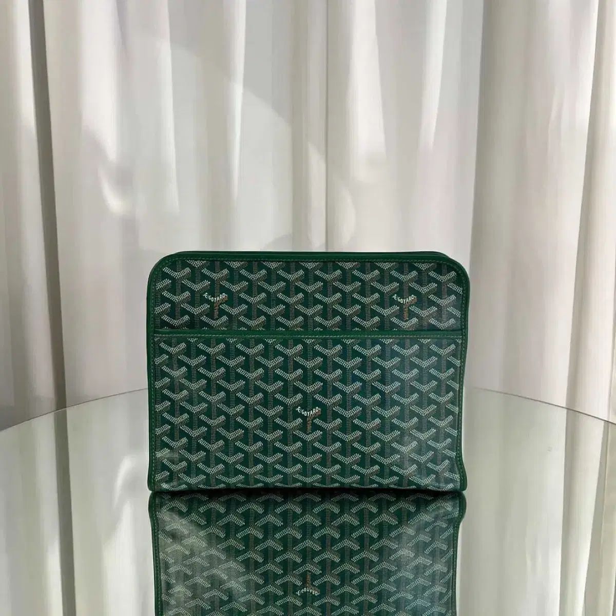 Maison Goyard ゴヤール チュバン ス クラッチバッグ GM グリーン