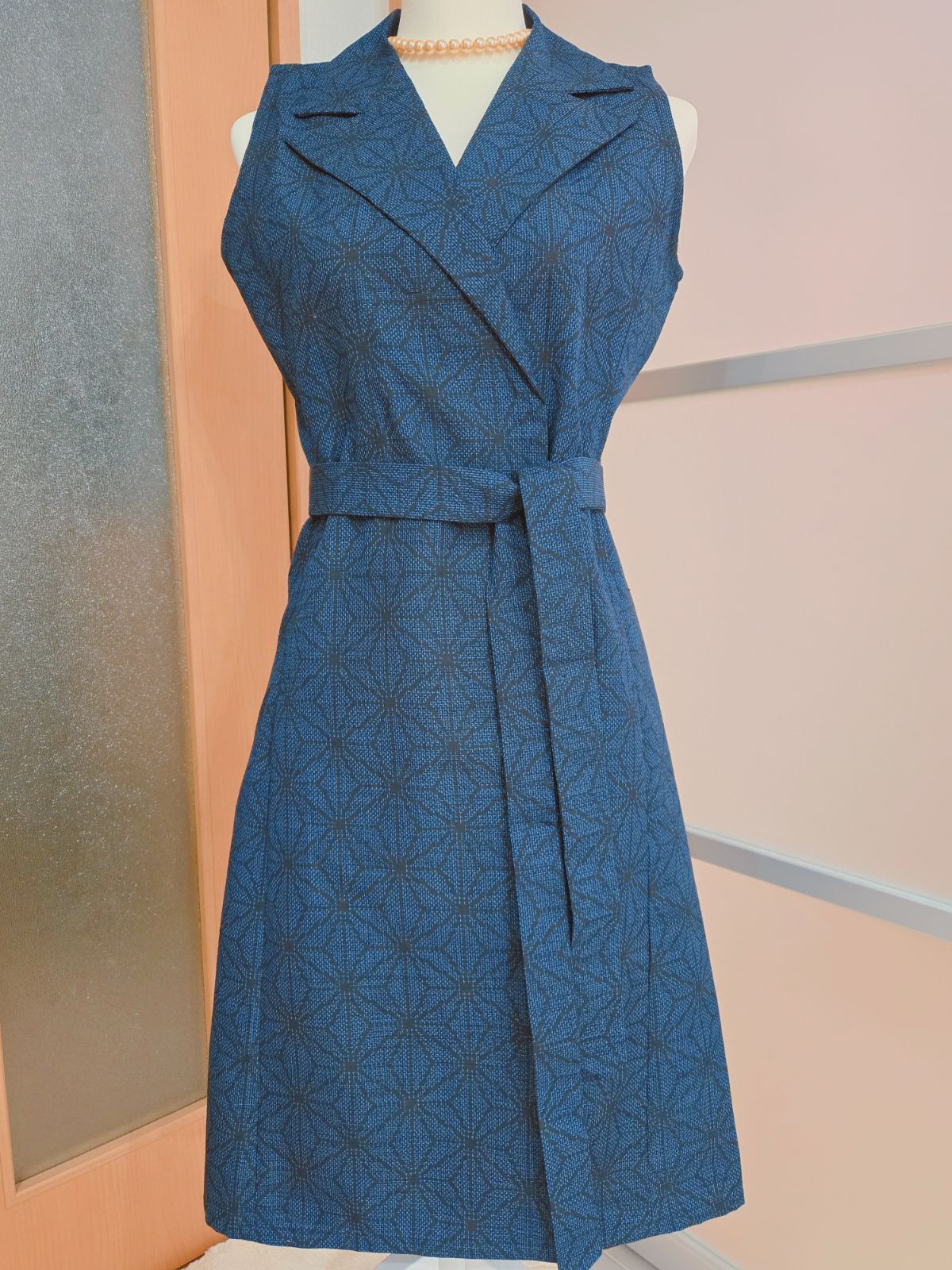 紬リメイク 紬ベスト 着こなしアイテム pr33