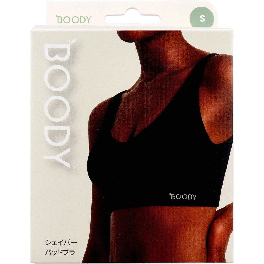 3セット BOODY シェイパー パッドブラ ブラック Sサイズ 1枚入