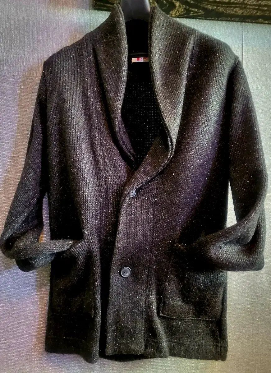 フランキー NEW YORK Long ロング ネック 冬 ウール カーディガン