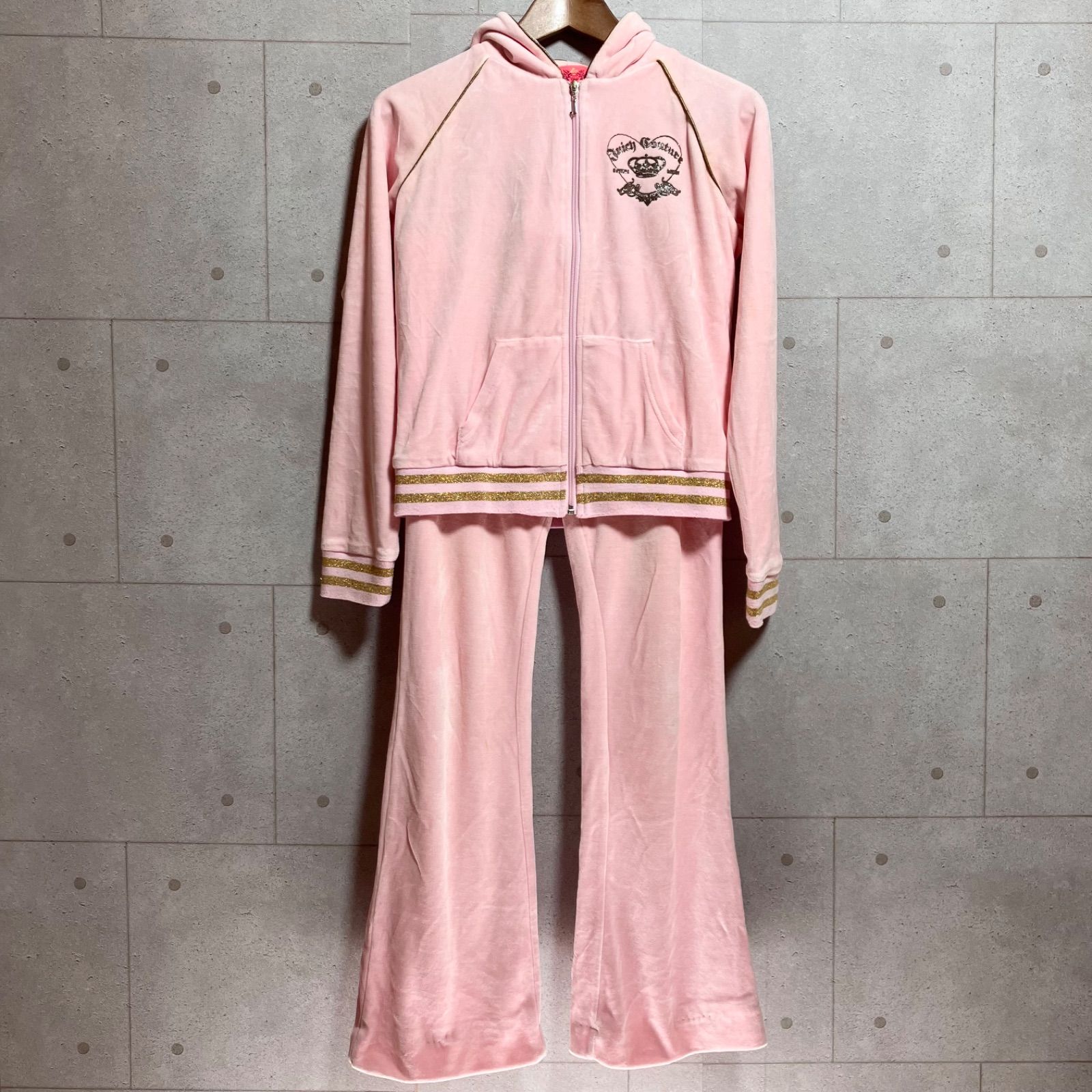 JUICY COUTURE ジューシークチュール セットアップ ベロア ジャージ