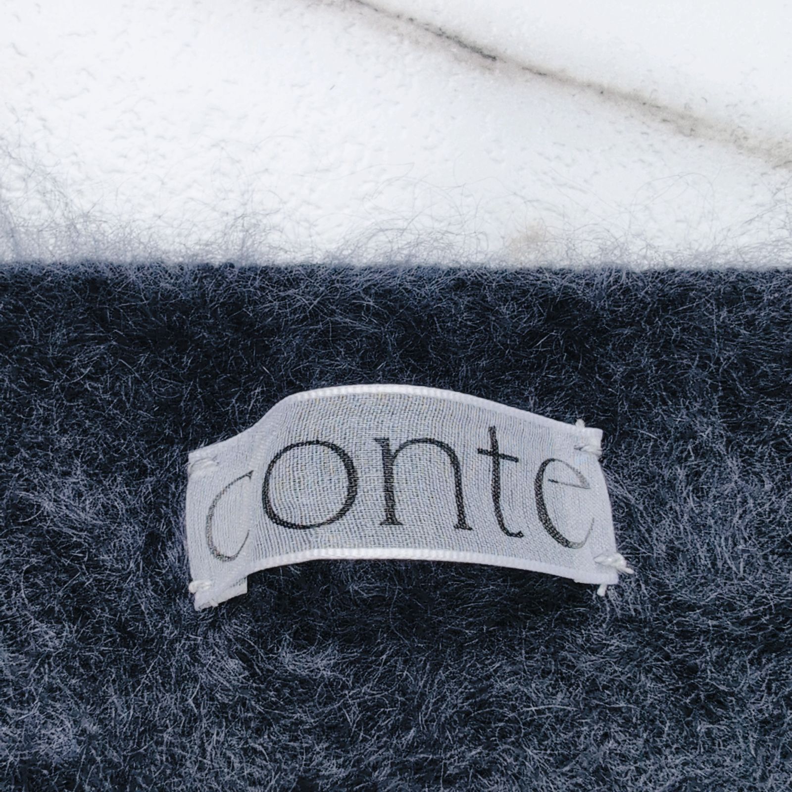 ドゥロワー　カシミヤファーボートネックニット【F】紺色★定価7万5千円★日本製 24AW CONTE カシミヤファーボートネックニット NAVY FREE - メルカリ