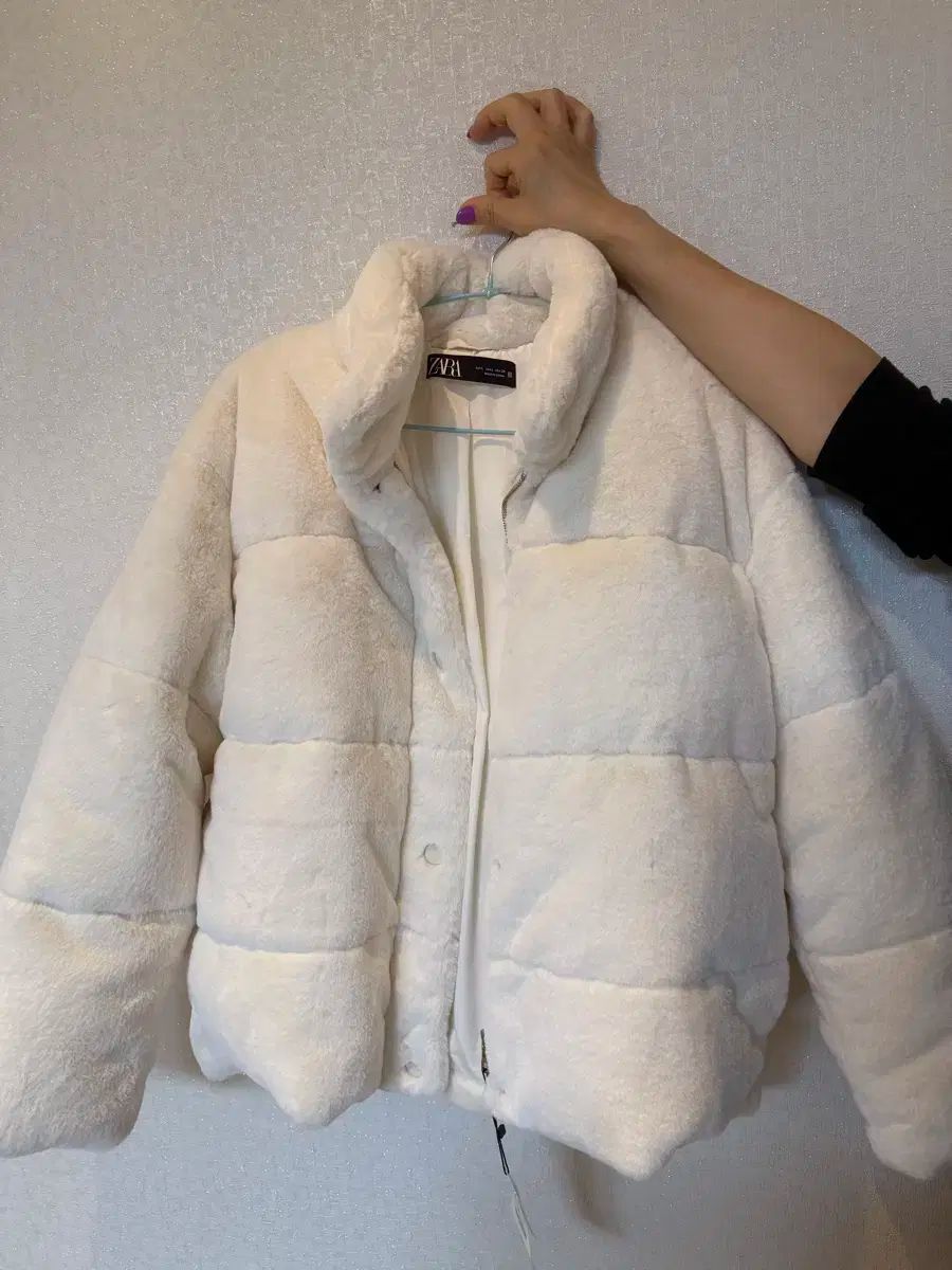 ZARA ファー アウター 6318 228 712 L