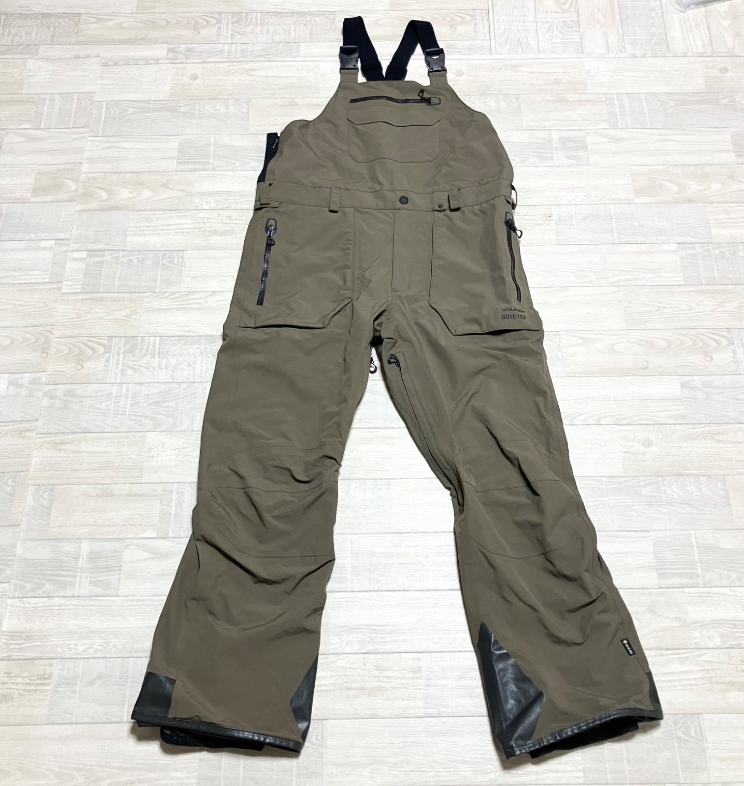 使用回数3回 ボルコム ゴアテックス VOLCOM GORE-TEX BIB OVERALL オーバーオール スノボビブパンツ スノーボード XLサイズ ビッグサイズ