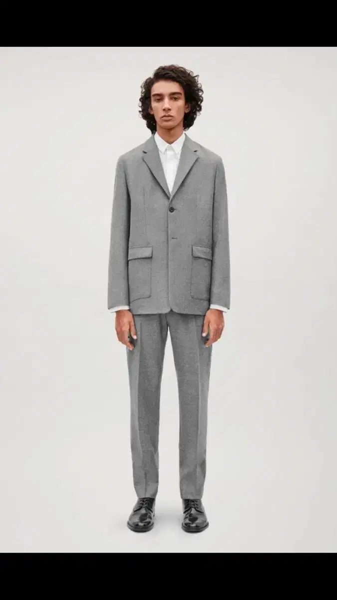 cos ソフト ウール セットアップ グレー 48 46 サイズ