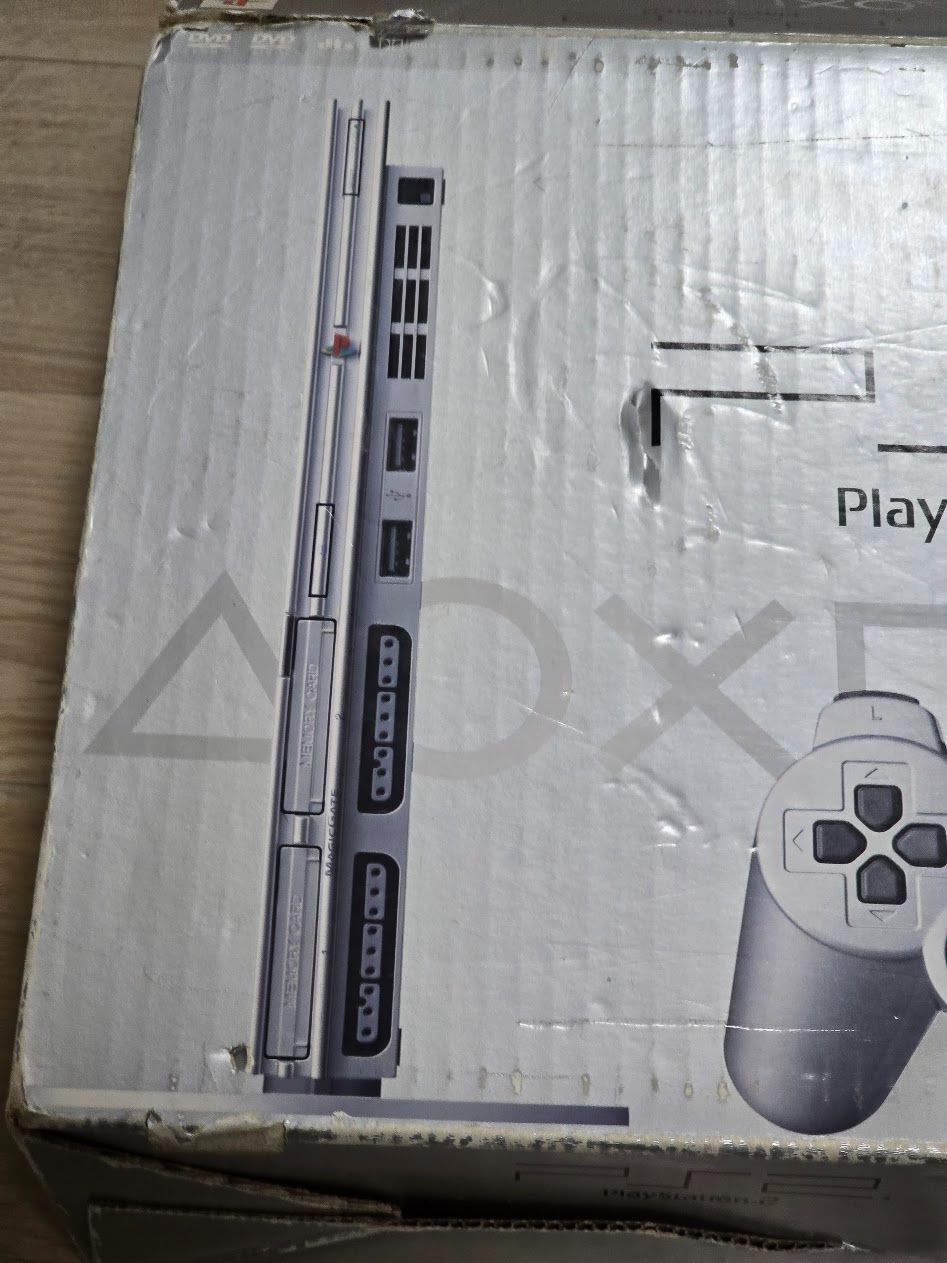PS 2本体シルバー SCPH 75000 き 説明書付き