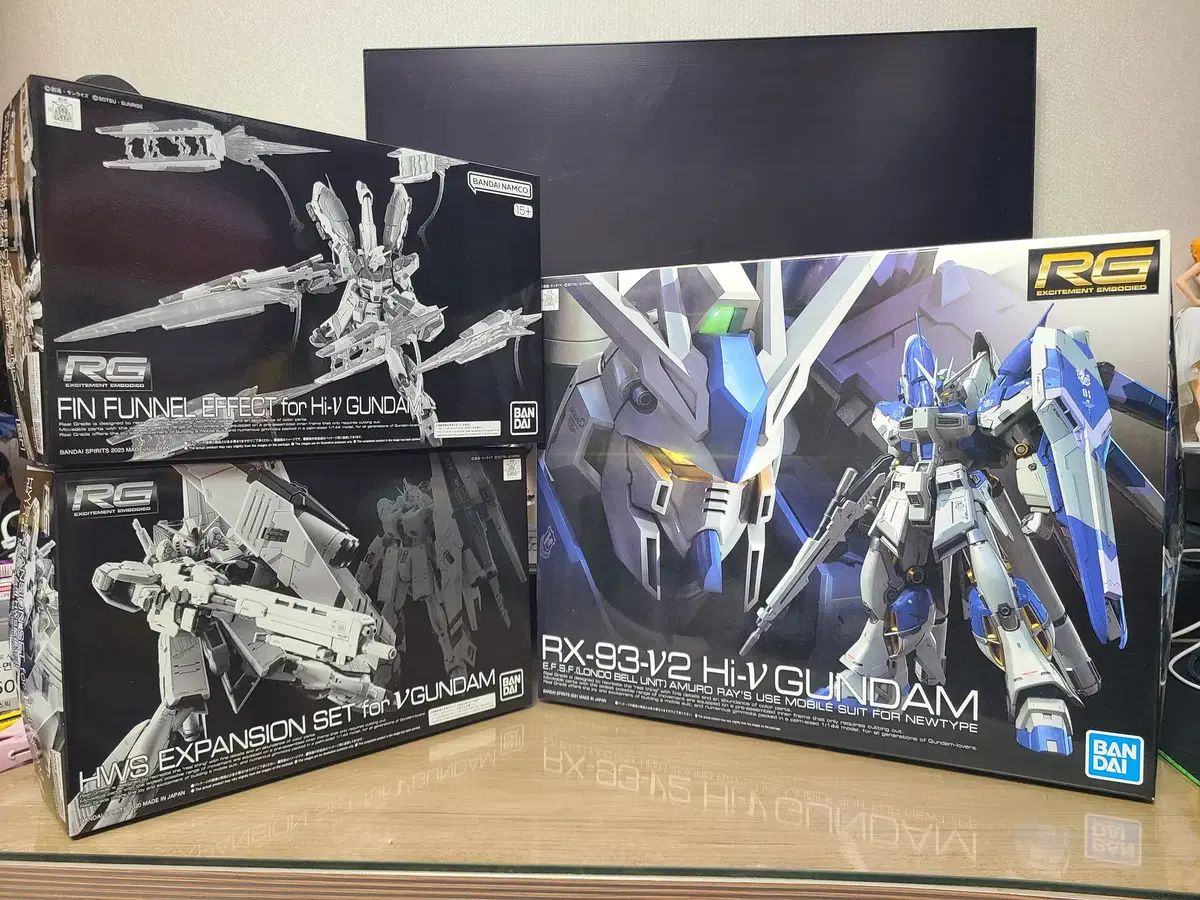 BANDAI RG HI-ν メガRUN パネルエフェクト 3種