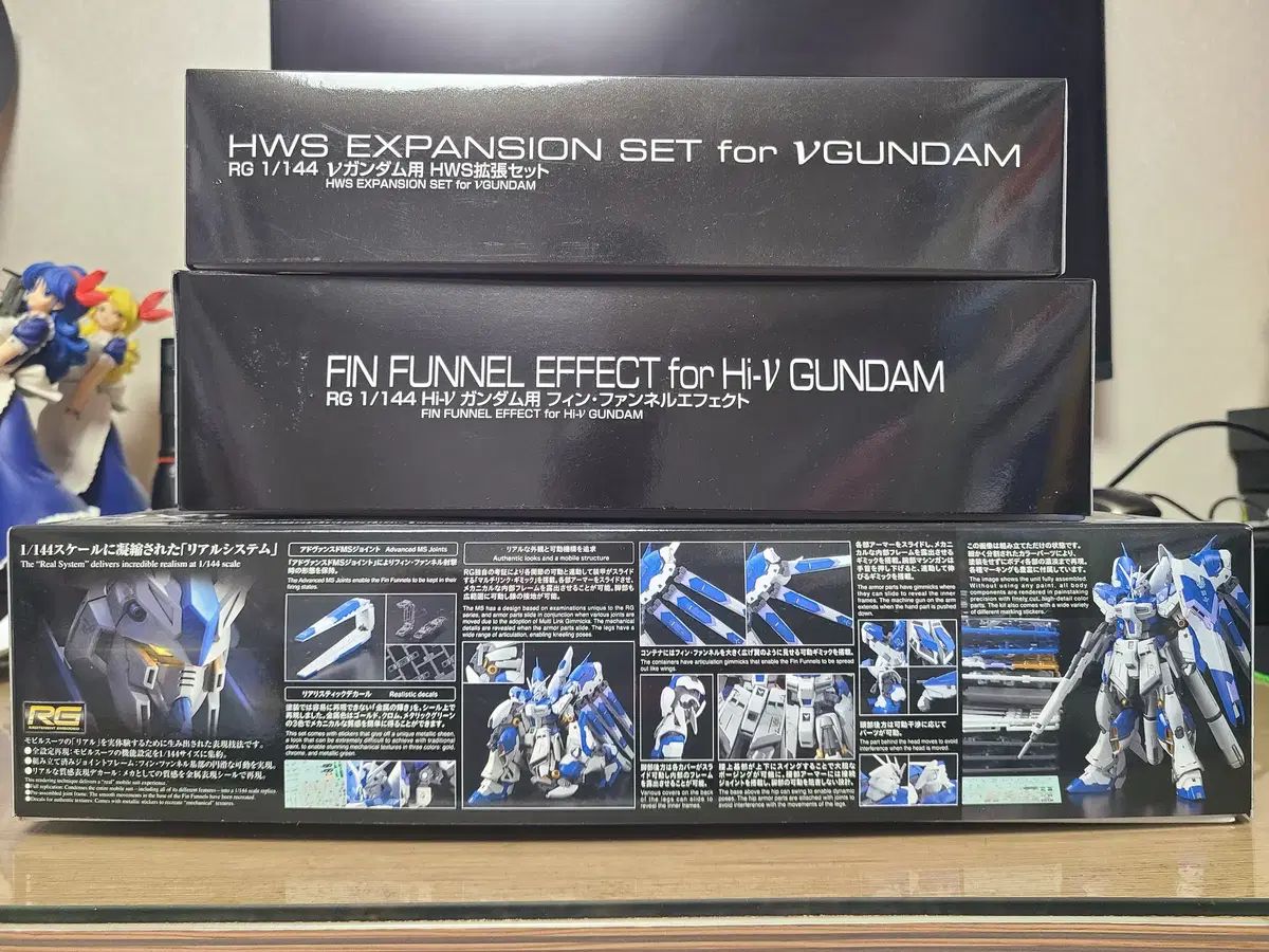 BANDAI RG HI ν メガRUN パネルエフェクト 3種