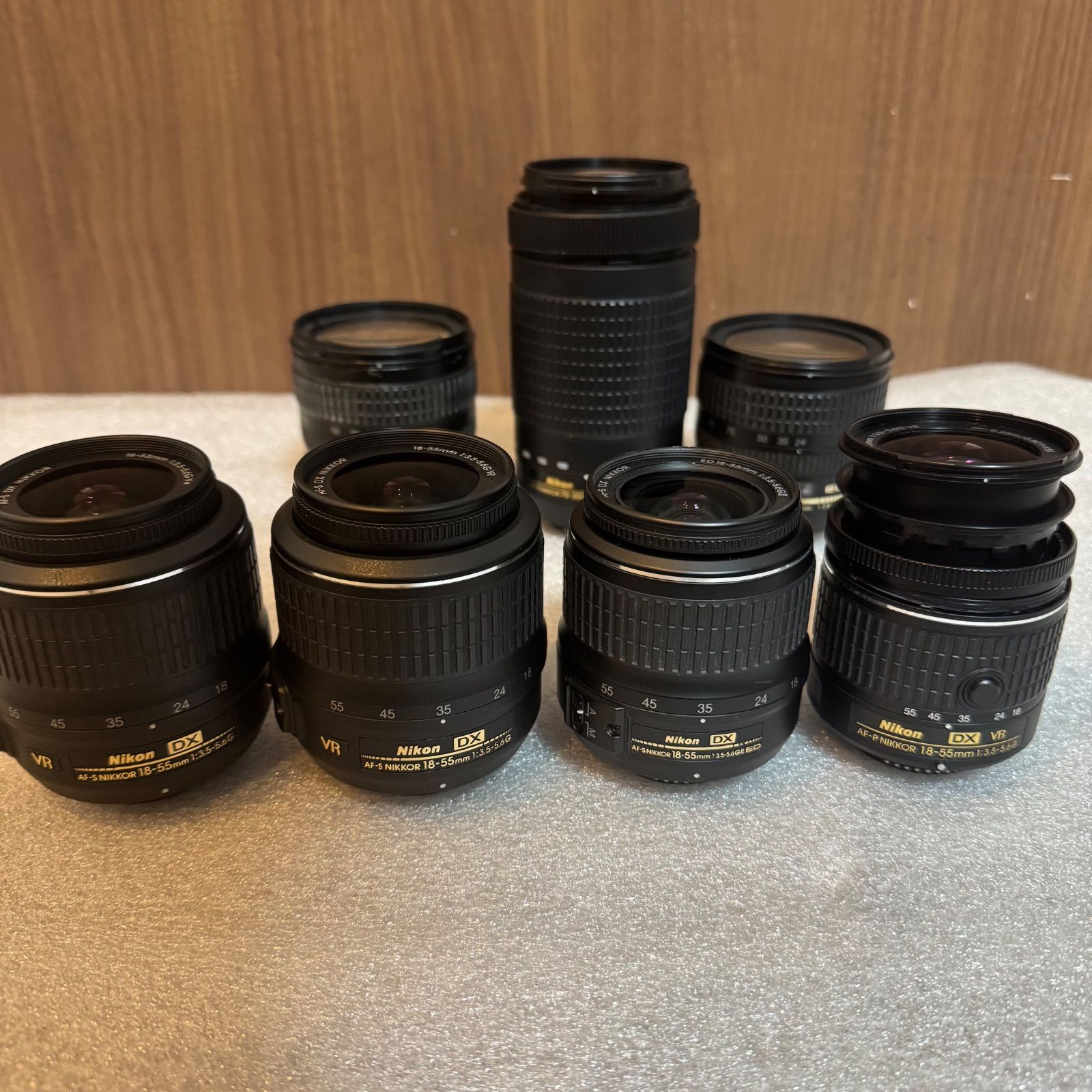 7点まとめ Nikon ニコン AF-S & AF-P レンズ AF-P DX VR NIKKOR 70-300mm AF-S 18-70mm AF-S 24-85mm 等 #3469