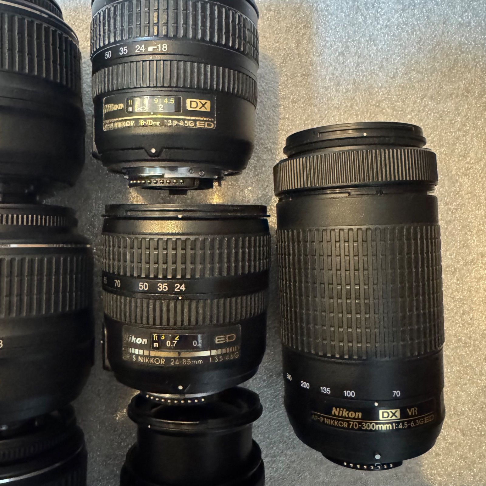 7点まとめ Nikon ニコン AF-S ＆ AF-P レンズ AF-P DX VR NIKKOR 70-300mm AF-S 18-70mm AF-S 24-85mm 等 ＃3469 ANARI_COM_TR