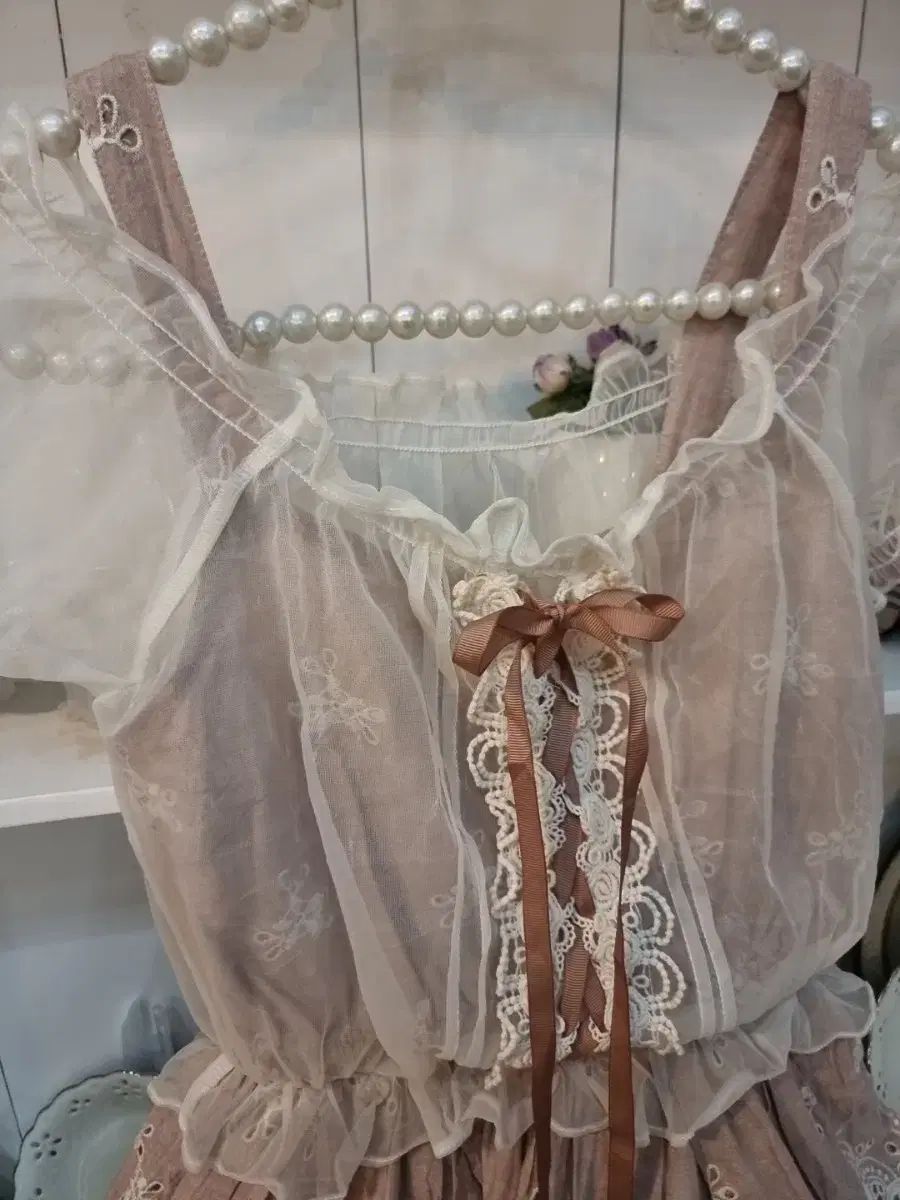  LIZ LISA オフショルダー レース ワンピース 長袖 七分袖 ミニワンピース