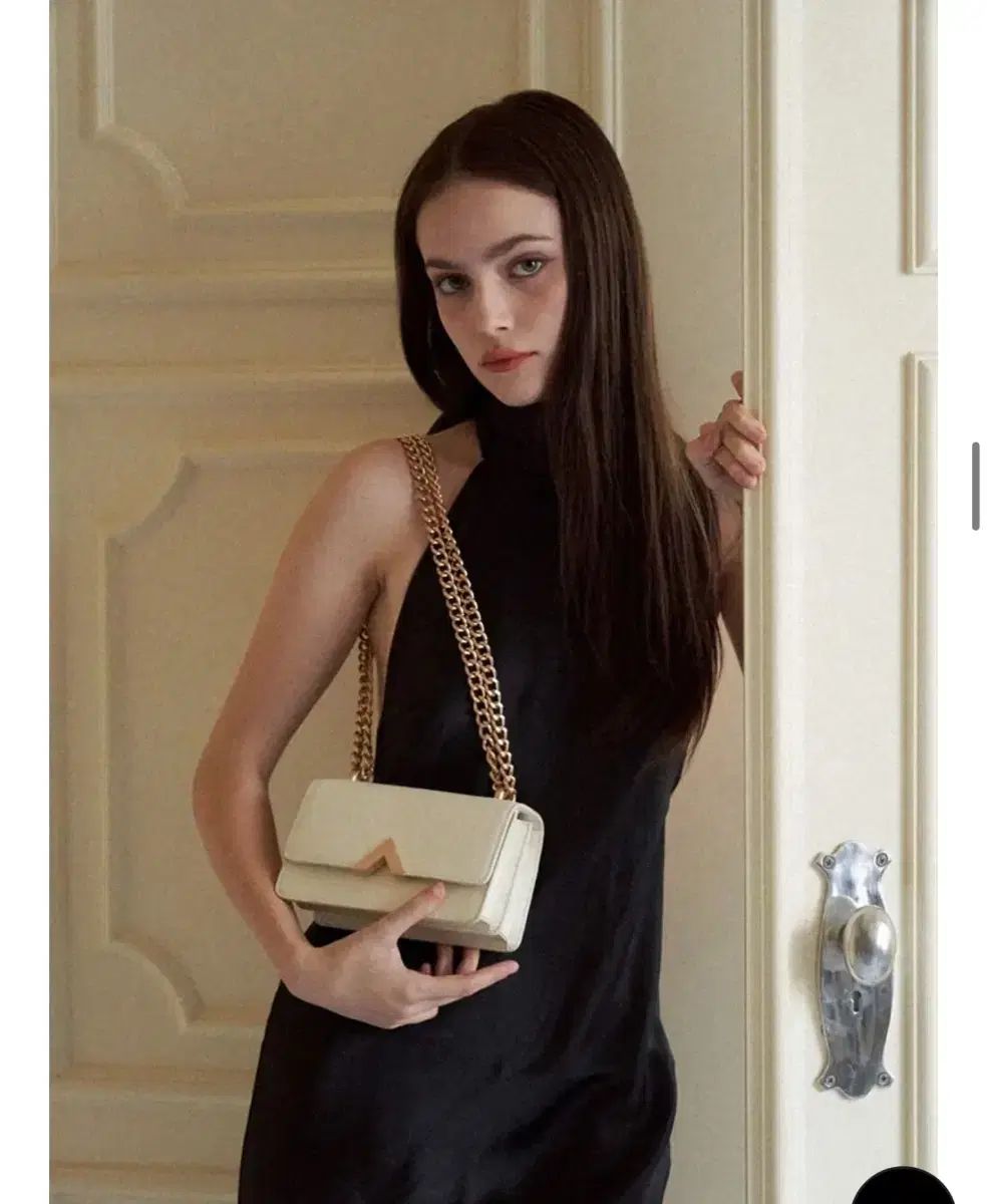 ベルベット edero micro bag アイボリー