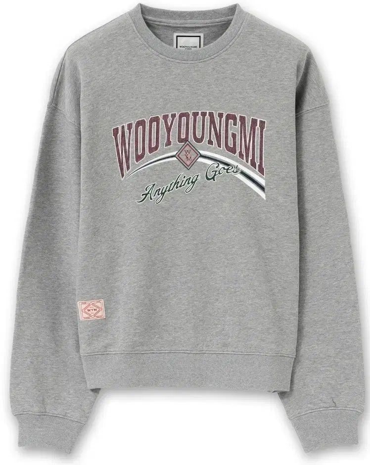 WOOYOUNGMI ウーヨンミ レンチキュラー ロゴ スウェット シャツ