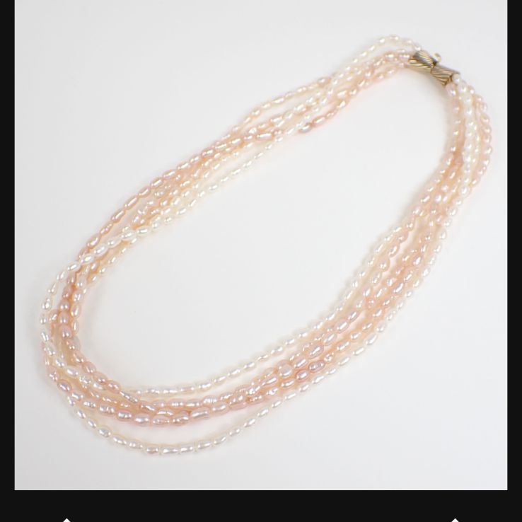 ミキモト 5連ネックレスk 14